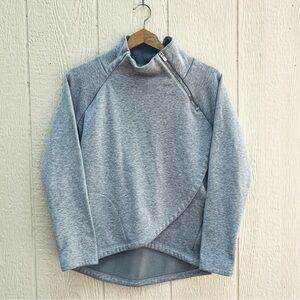 Athleta Heather Gray Fleece Jacket